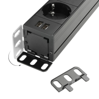 ADAM HALL 87471 USB 8 gniazd + 2xUSB listwa zasilająca 19’’